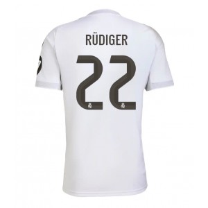 Real Madrid Antonio Rudiger #22 Jalkapallovaatteet Kotipaita 2025-26 Lyhythihainen